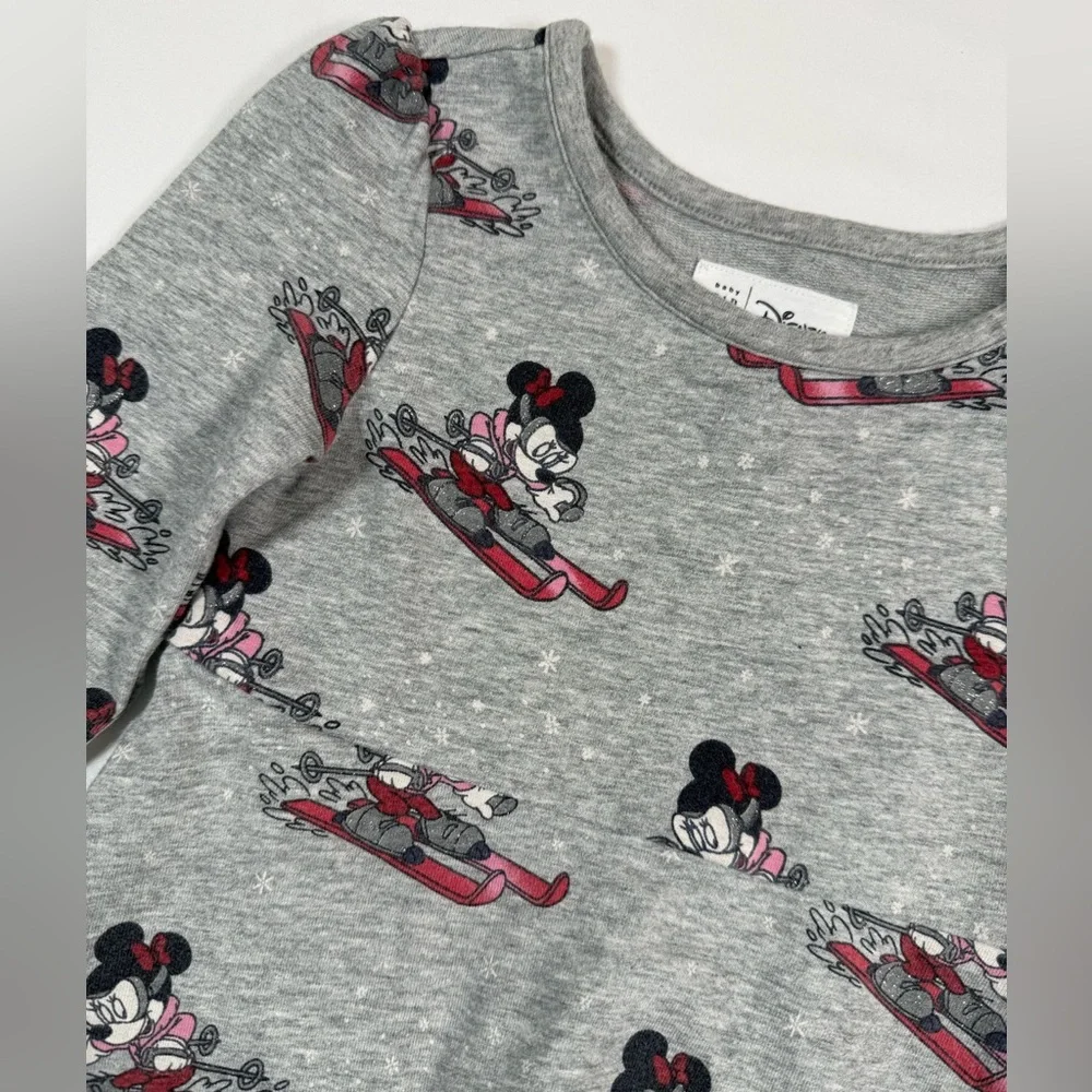 GAP x DISNEY Minnie Mouse Ski Dress Long Sleeve Toddler 18-24 Months Winter‎